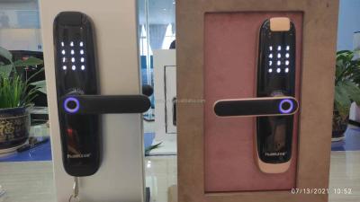 China 250 Huaruilock smart tuya /TTlock wifi Cerradura scam outdoor smart digital puerta lock with fingerprint for sale