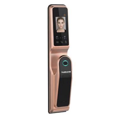 China Apartment Huaruilock H10 Smart Door Lock Face ID Recognition With Eye Scanner for sale