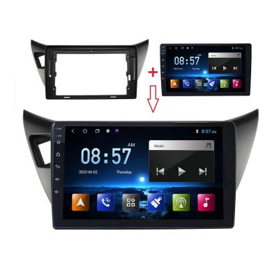 China Android Built-in GPS Car DVD HD Multimedia Stereo CTJ with GPS/BT/FM/carplay radio for 2001-2007 Mitsubishi Lancer Black, LHD, 9inch for sale