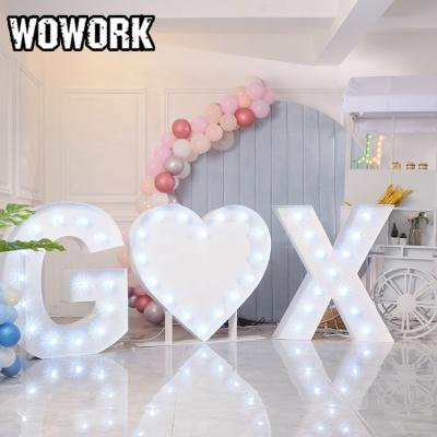 China WOWORK Waterproof Light Wedding Marquee Channel Background Letter Number Free Lights For Birthday Gifts for sale