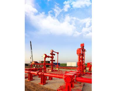 China Single Channel Large Diameter Universal Fracturing Manifold Of Working Pressure 105MPa for sale