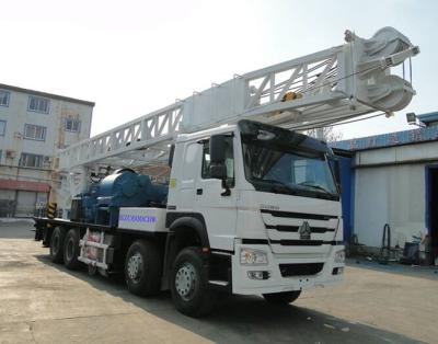 Chine Le camion du perçage 8X4 600m d'air de boue a monté puits d'eau la plate-forme de forage à vendre