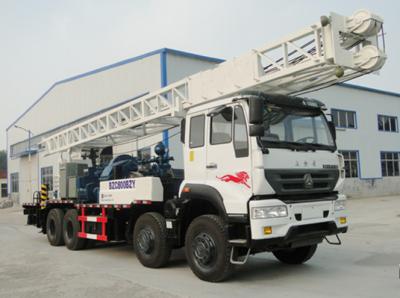 China Drehtabelle 600M Truck Mounted Drilling Rig For Geological zu verkaufen