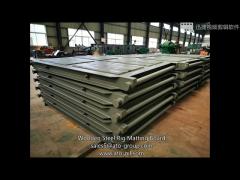 Plat Rig Matting Boards Wooden Steel For Well Drilling