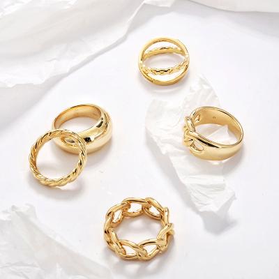 China Simple High quality new design 18K ring light luxury simple ring gift preferred ring for sale