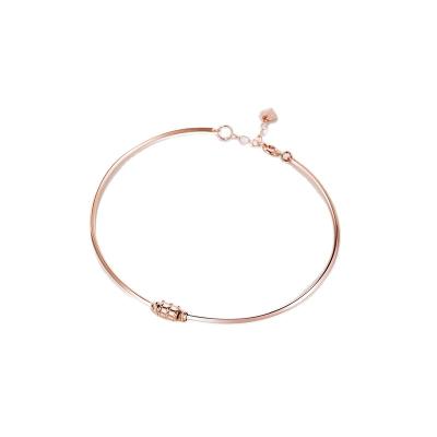 China Factory wholesale custom made CLASSIC jewelry 18K gold bracelet women's style simple light niche design luxury jewelry for sale