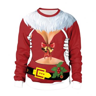 China Breathable Amazon Christmas Hoodie with Digital Printing Pullover and Crewneck for sale