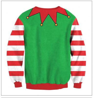 China Amazon Breathable Christmas Print Round Neck Long Sleeve Hoodies For Couples for sale