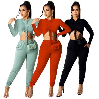 China Best Price 2021 Women Autumn Fashion Breathable Women Jogging Long Sleeve Panty Suit for sale