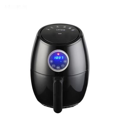 China New Design Hotel Sales Kitchen Appliances 2.5L Digital Air Fryer Liner Oven Round Pressure Cooker Air Fryers for sale