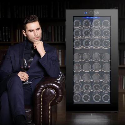 China Car Hottest Newest Design Stainless Steel Seamless Cooler Wine Freezer With Invert Compressor for sale