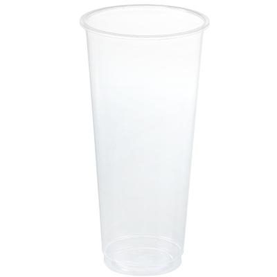 China Professional Manufacturing 22oz PP 90mm Disposable Printed Cups PET Lids for sale