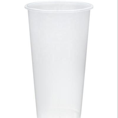 China Professional manufacture pp disposable injection bubble tea printed pp cups for sale