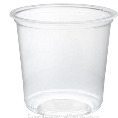 China Excellent Quality Disposable Plastic PP Cups Pet Custom Printed Lids for sale