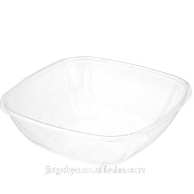 China JC Food Packaging - BUY 64oz Quality Square Plastic Food Bowl With Lid for sale