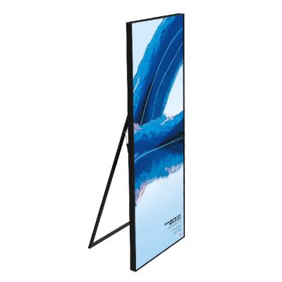 China Indoor Led Display Screen Advertising Board Full Color Post Screen for sale