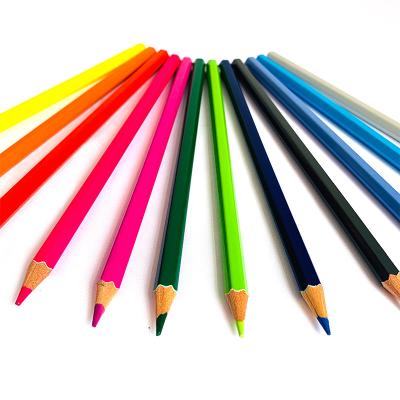 China Art Wholesale High Quality Woodless Fine Colored Pencils Children Oily Colored Pencil Combination Set for sale