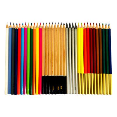 China Amazon Hot Sale Fine Art Sketch Pencil Combined Artist and Colored Pencil Set for sale