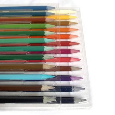 China Hot Sale Eco-Friendly Multi Colored Art Pencils Woodless Coloring Set for sale