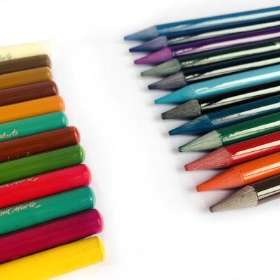 China Wholesale Eco Friendly Multi Fine Art Colored Pencils Woodless Coloring Set for sale