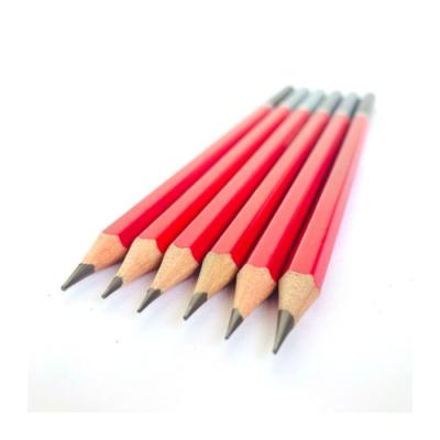 China Fine Art Cheap Hexagonal Natural Wooden Pack HB Lead Writing Pencil For Kids for sale