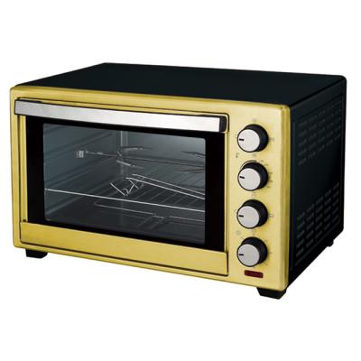 China Easy Assembled Kitchen Appliances 38L Clean Home Yellow Electric Oven for sale