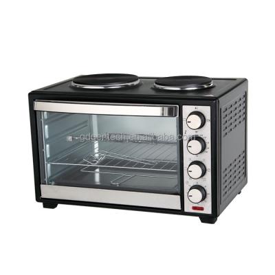 China 60L Hotel With Hot Dishes Double Glass Door Oven Electric Toaster Oven for sale