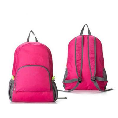 China Softback Zipper Pocket Womens Foldable Rucksack Backpack For School for sale