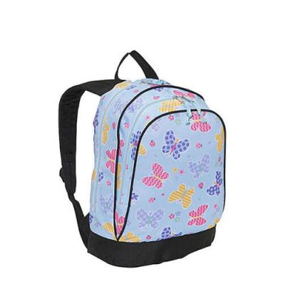 China Polyester Printed Kids Custom Logo Backpacks Soft Weight For Teens Ultralight for sale