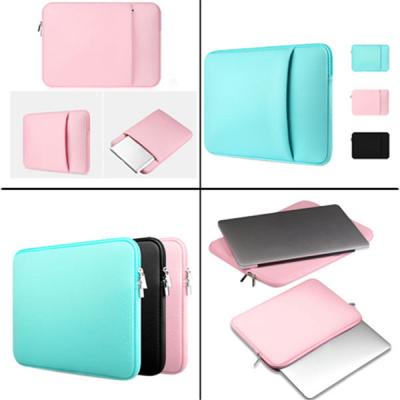 China Casual Neoprene Laptop Sleeve Bag Rusable Zipper Closure For Apple Ipad MacBook for sale