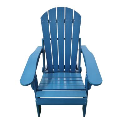 China Classic Folding Sun Lounger UV Resistant Waterproof Outdoor Beach Garden Muskoka Adirondack Patio Chairs Furniture for sale