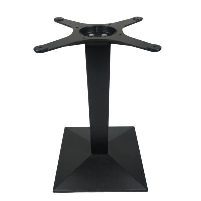 China Minimalist Stainless Steel Gold Pedestal Metal Coffee Round Restaurant Table Base for sale