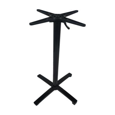 China Minimalist Aluminum Low Pedestal Bistros Bar Dining Table Legs for sale