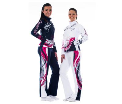 China Custom Made Sublimation Printing Cheerleading Warm Up Jackets Comfortable Winter Outfits for sale