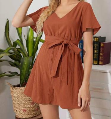 China Street Fashion Women Romper QUICK DRY Jumpsuit 2 in 1 Piece Rayon Beachwear for sale