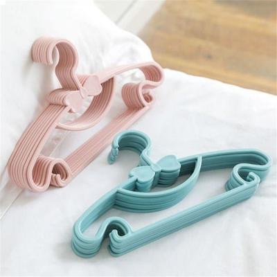 China Contemporary Amazon Plastic Material Kids Pants Shorts Hangers , Baby Clothes Laundry Hanger for sale