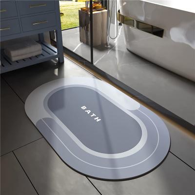 China Amazon Viable Hot Selling Non Slip Bath Floor Toilet Cover Absorbent Bathroom Mat Set Non Slip for sale