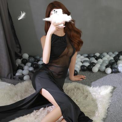 China Wholesale Customization Nightgown New Style Perspective Dress Evening Underwear Dress Hot Sexy Fun Sexy Underwear for sale