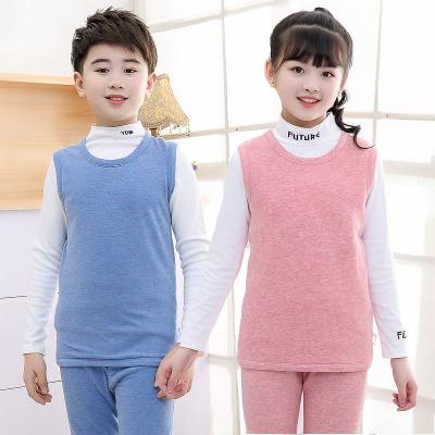 China Hot Boys and Children Girls Clothing Vest Boy Girl Anti-Shrink Vests Factory Selling Vests for sale