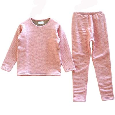 China Casual Factory Sale Baby Clothes Warm Winter Set Girls' Suit Girls' Two-Layer Clothing Sets for sale