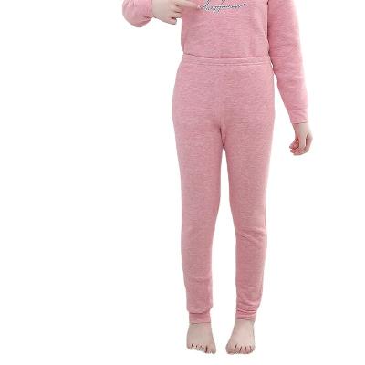 China Winter Thermal Kids Clothes Girls Clothing Plus Velvet Thermal Gaiters Pants Kids Long Johns for sale