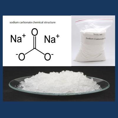 China Na2CO3 Soda Ash Powder 99,2% Min Sodium Carbonate Dense And-Licht Te koop