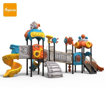 China New Design Large Plastic/Metal/Steel Outdoor Playground Set Kids Solid Playground Park for sale