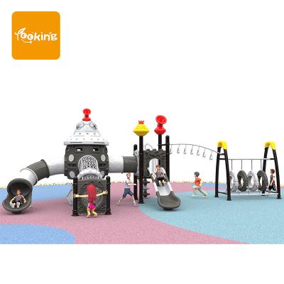 China Plastic Suitable Kids In Kindergarten Daycare Playground Kids Play Ground Equipment Commercial Outdoor Playhouse Playground for sale