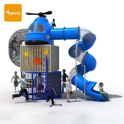 China Plastic Climbing Function Playground Equipment For Sale Modern Outdoor Playground Kids Interactive Playground for sale