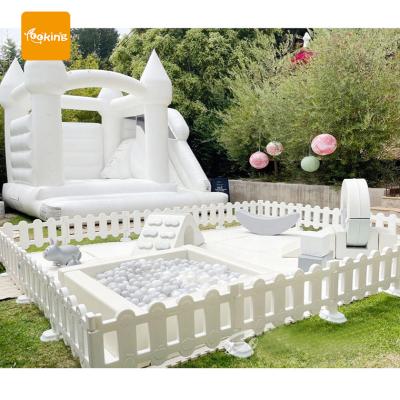 China Wooden Commercial Soft Play Equipment Set Jumper Baby Soft Play Set Soft House for sale