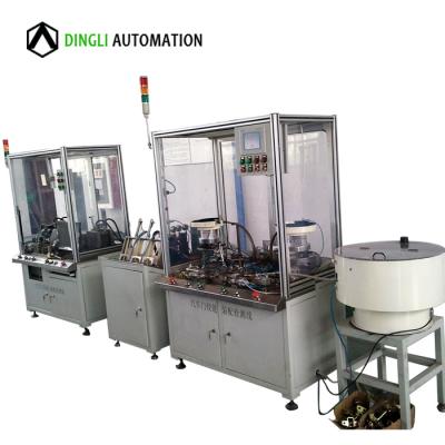 China Automatic Touch Screen Operating Plastic And Metal Hinge Assembly Machine For Door Window for sale