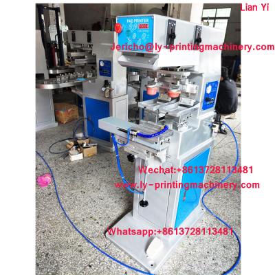 China Toys Pen Cup Mug And Other Products Dongguan Factory Big Sell 2 Color Pad Printing Machine With Open Well for sale