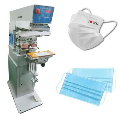 China Garment.t-shirt 2 color logo pad printer with pad moved for sale