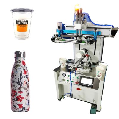 China Hotels PP Bottle Cup Logo 4 Color Screen Printer Water Cup Bottle Logo Screen Printer for sale